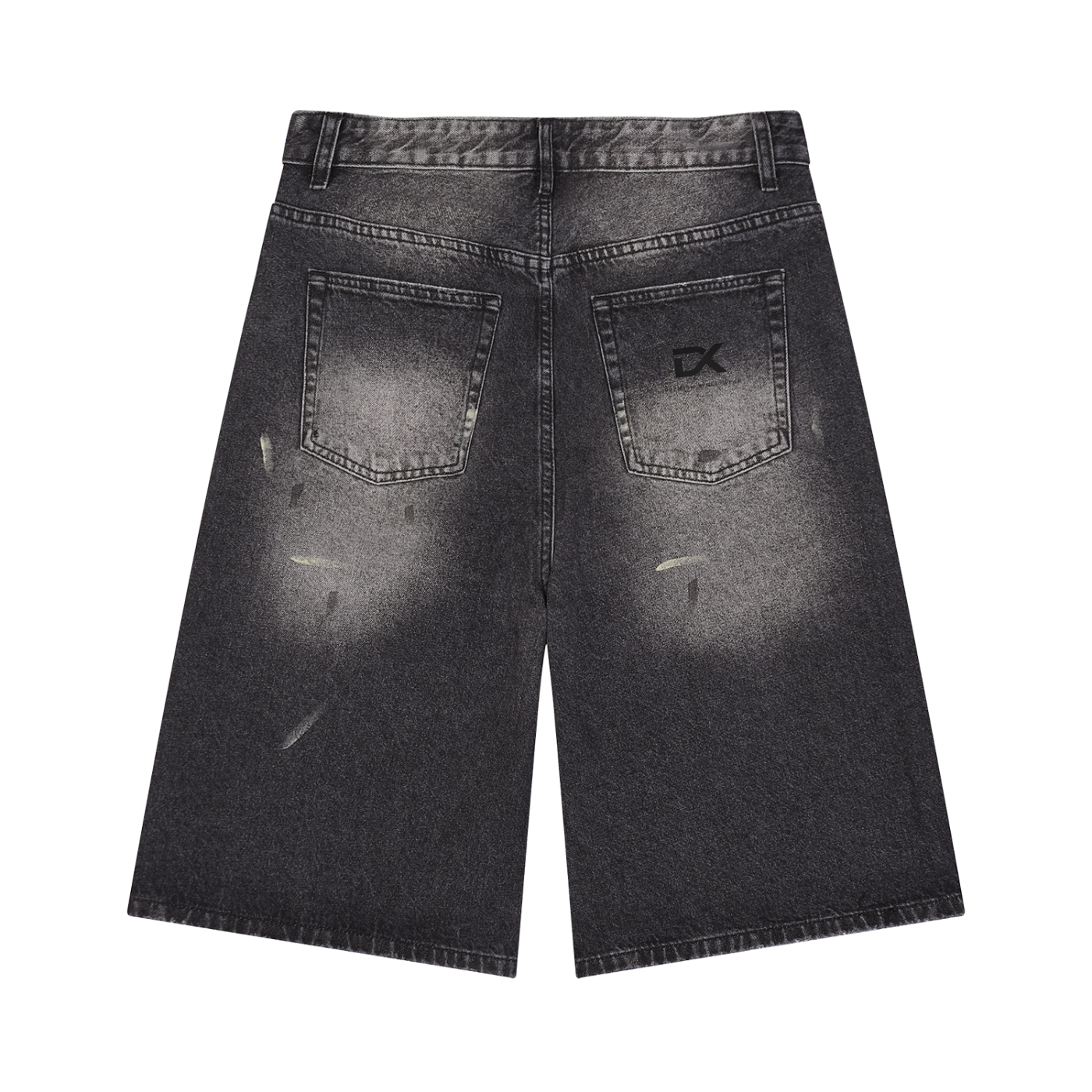 Herren Baggy Denim Shorts – Wide Leg Vintage Wash | DK Premium