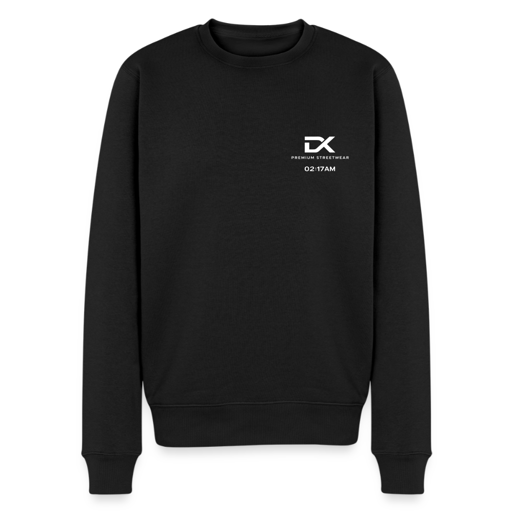 Männer Premium Pullover - Lost in the Lights - Schwarz