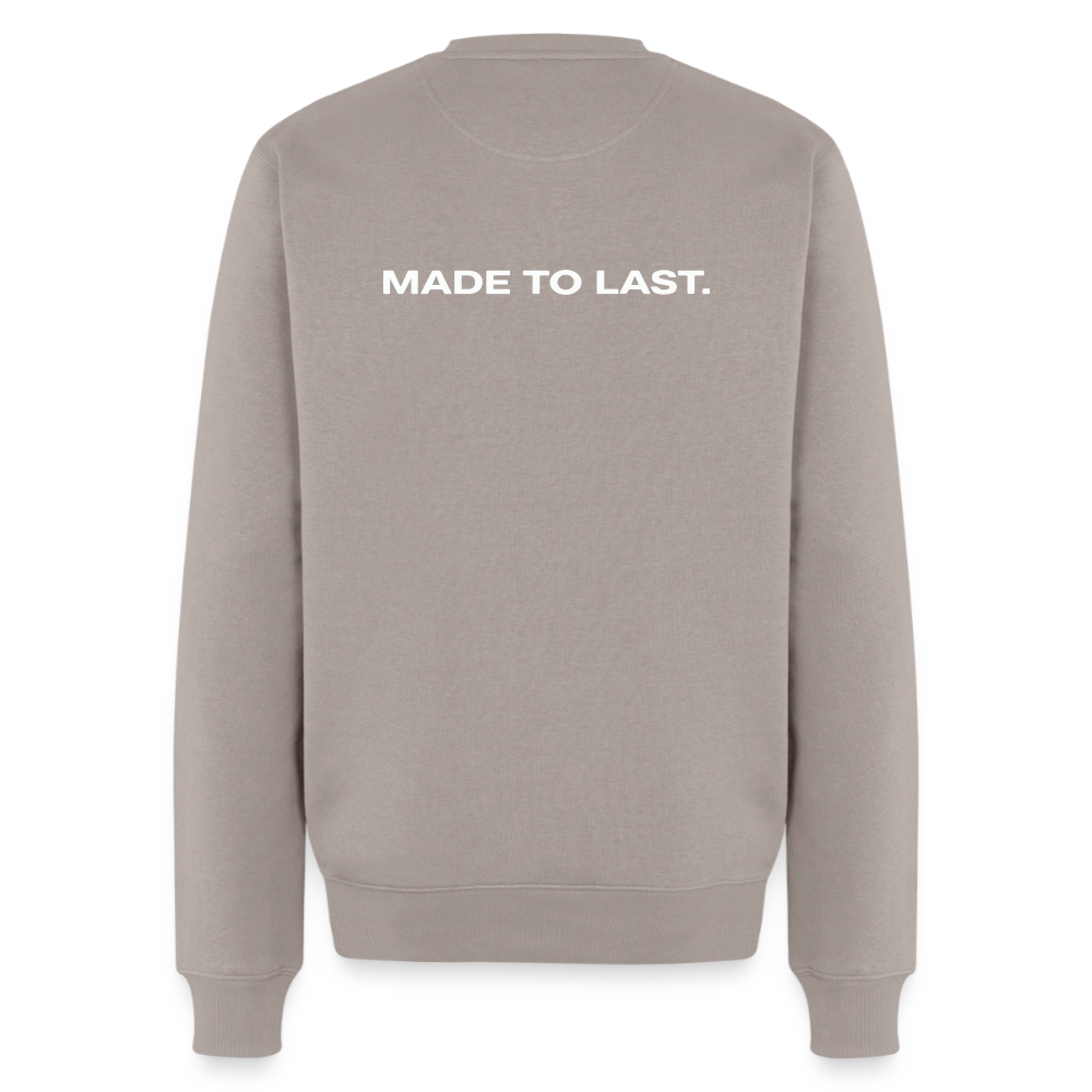Männer Sweatshirt - Made to last. - Taupe
