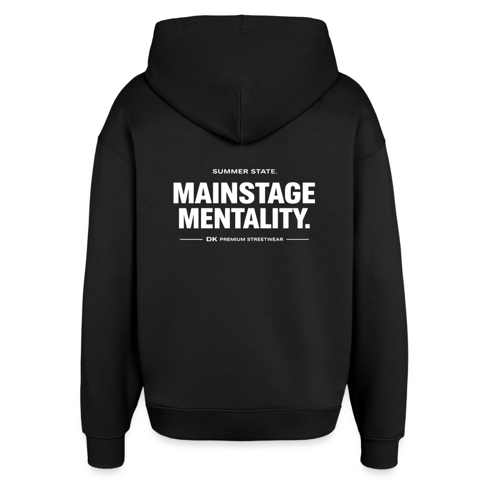 Oversized Unisex Hoodie - Mainstage Mentality - Schwarz