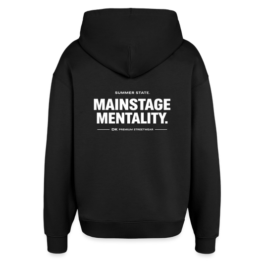 Oversized Unisex Hoodie - Mainstage Mentality - Schwarz