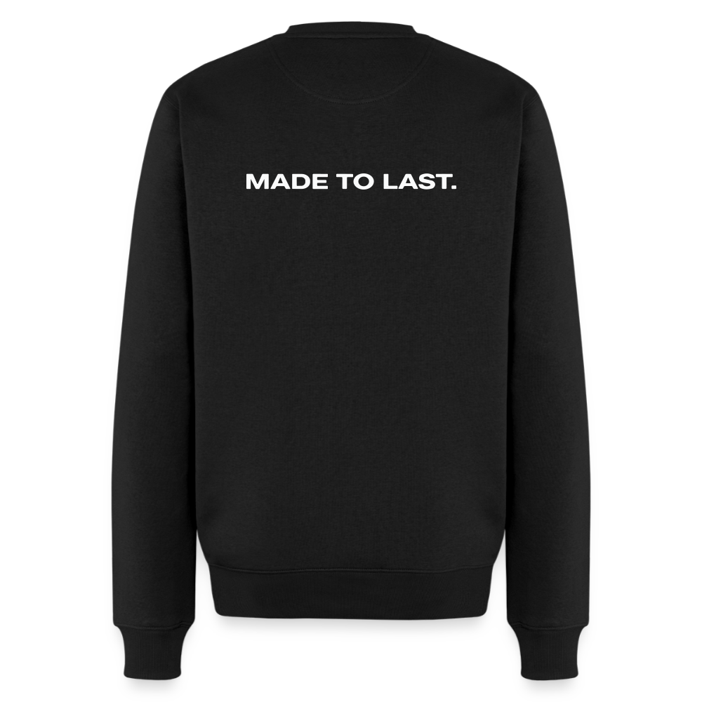 Männer Sweatshirt - Made to last. - Schwarz