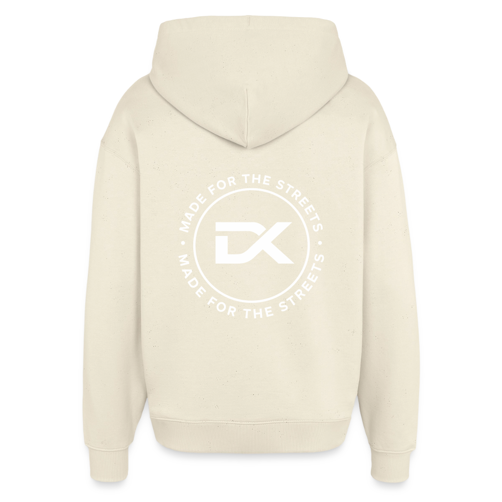 Oversized Unisex Hoodie - Made for the streets - Natur