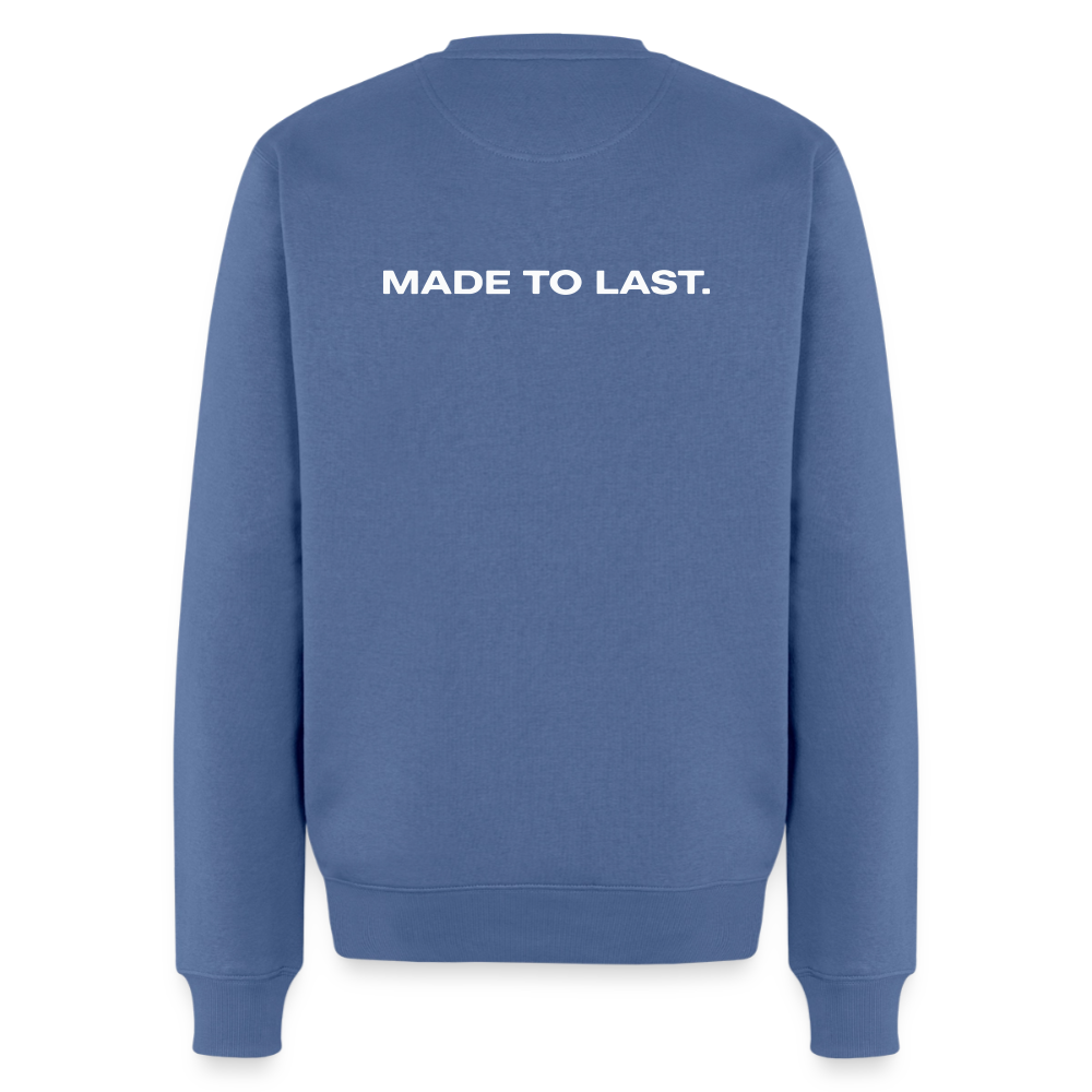 Männer Sweatshirt - Made to last. - Taubenblau