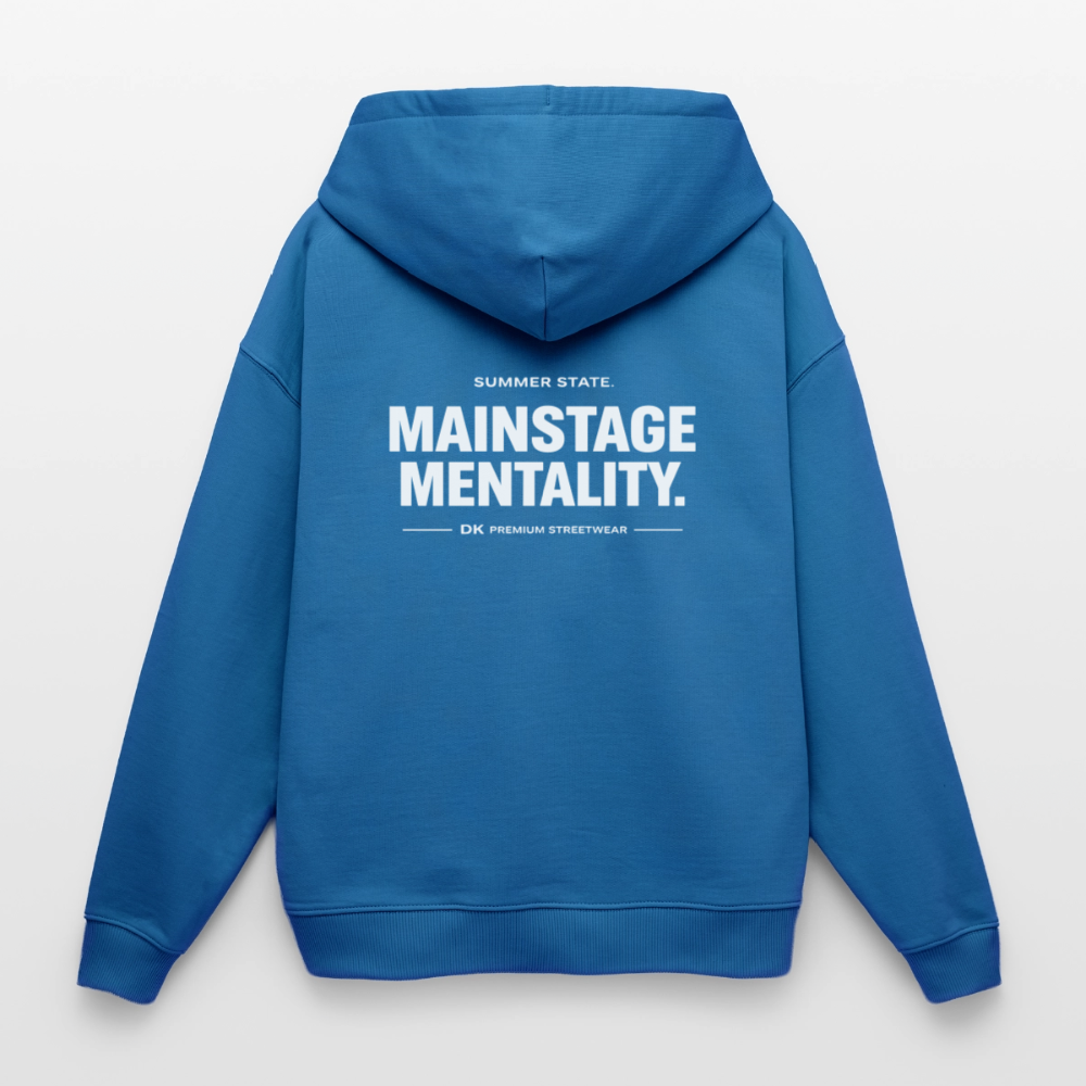 Oversized Unisex Hoodie - Mainstage Mentality - Achtsames Blau