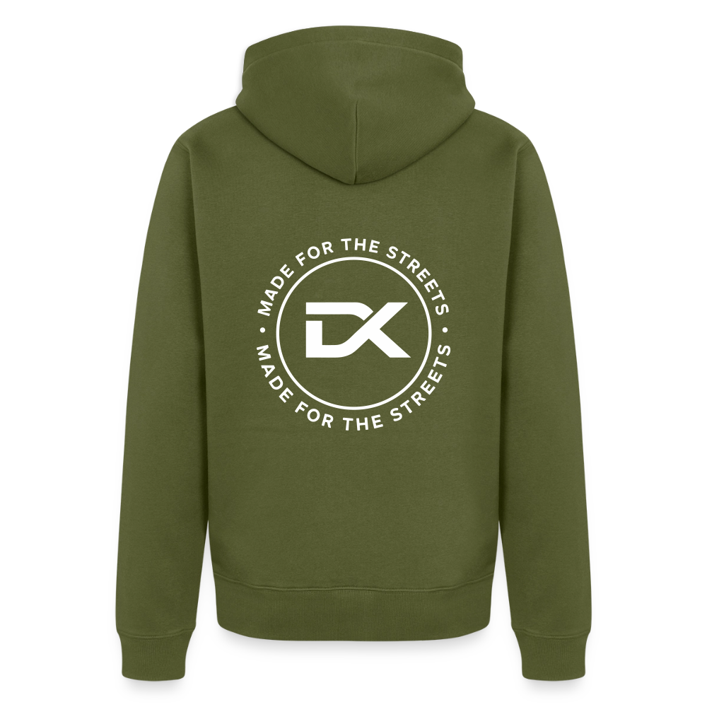 Premium Kapuzenjacke - MADE FOR THE STREETS - Khaki