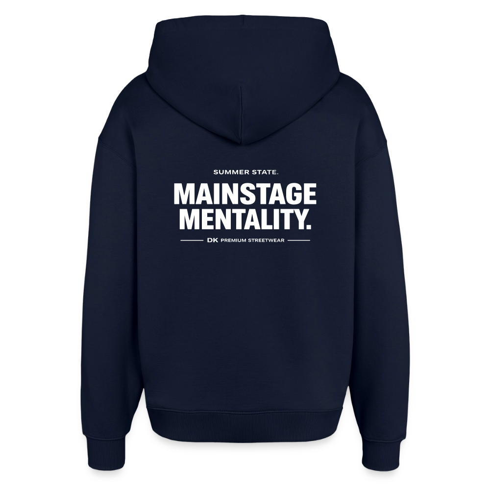 Oversized Unisex Hoodie - Mainstage Mentality - Navy
