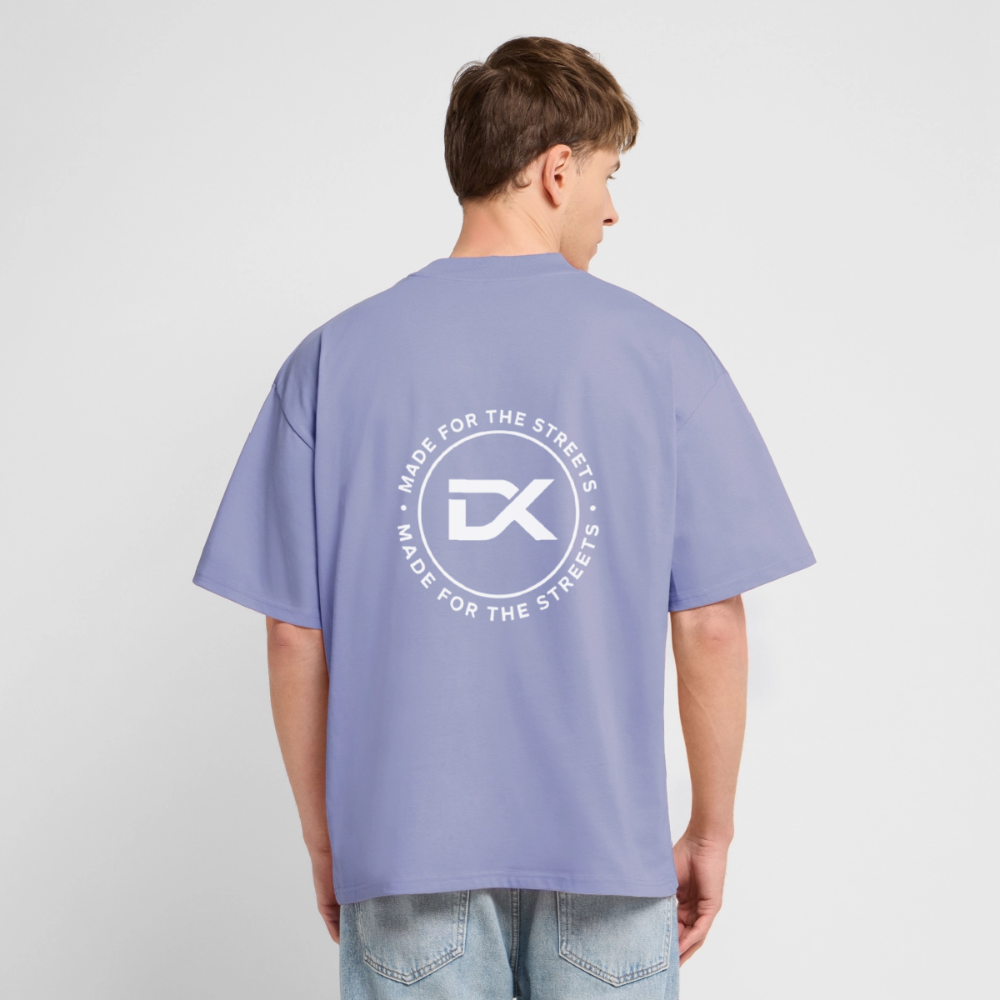 Oversized Unisex T-shirt - Made for the streets - Violett
