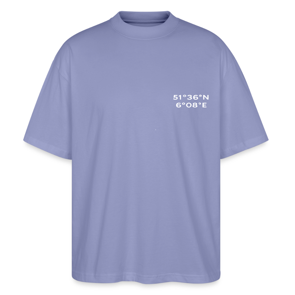 Oversized Unisex T-shirt - Sunset Bass Repeat - Violett