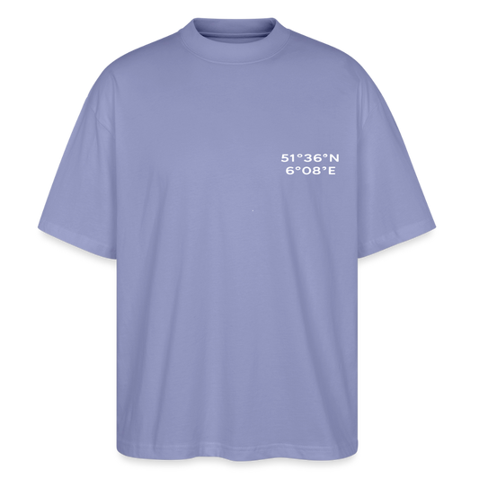 Oversized Unisex T-shirt - Sunset Bass Repeat - Violett