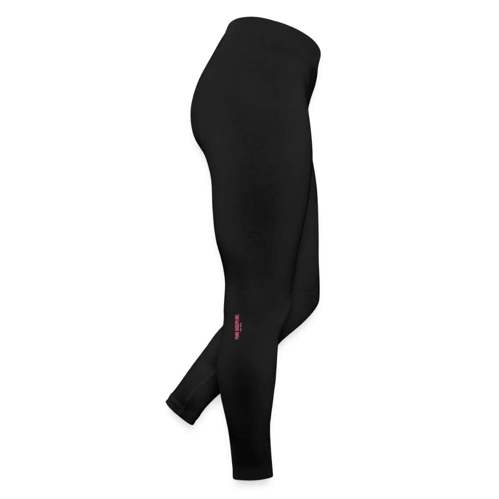Frauen Jersey Leggings - Schwarz