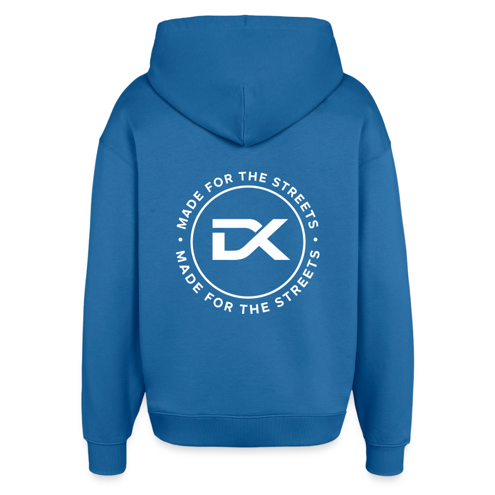Oversized Unisex Hoodie - Made for the streets - Achtsames Blau