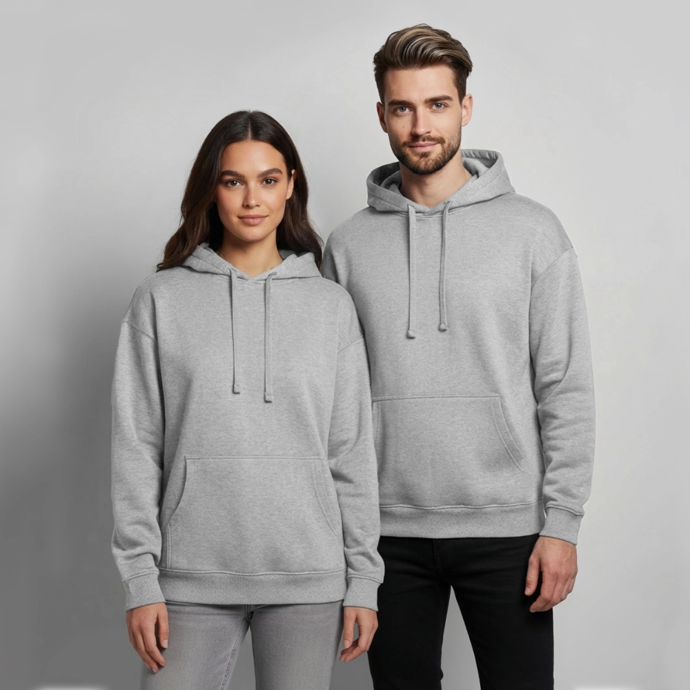 Oversized Unisex Hoodie - Mainstage Mentality - Grau meliert