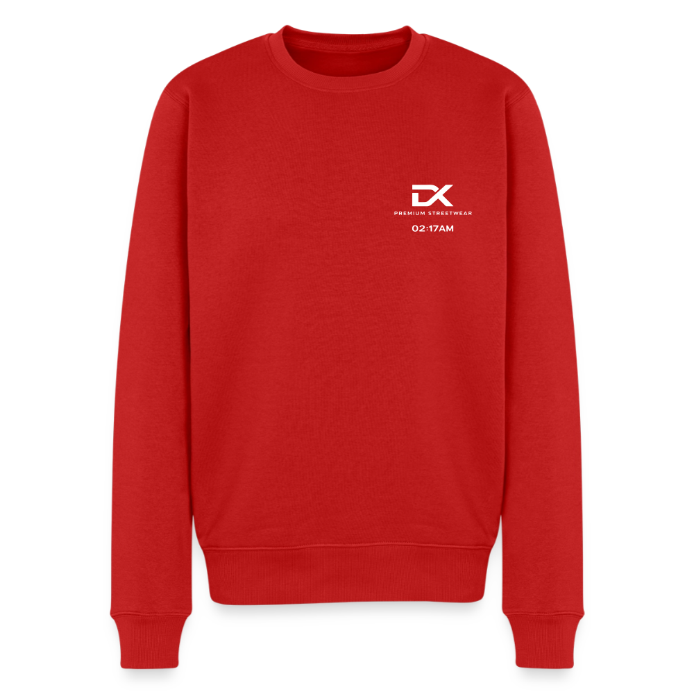 Männer Premium Pullover - Lost in the Lights - Rot