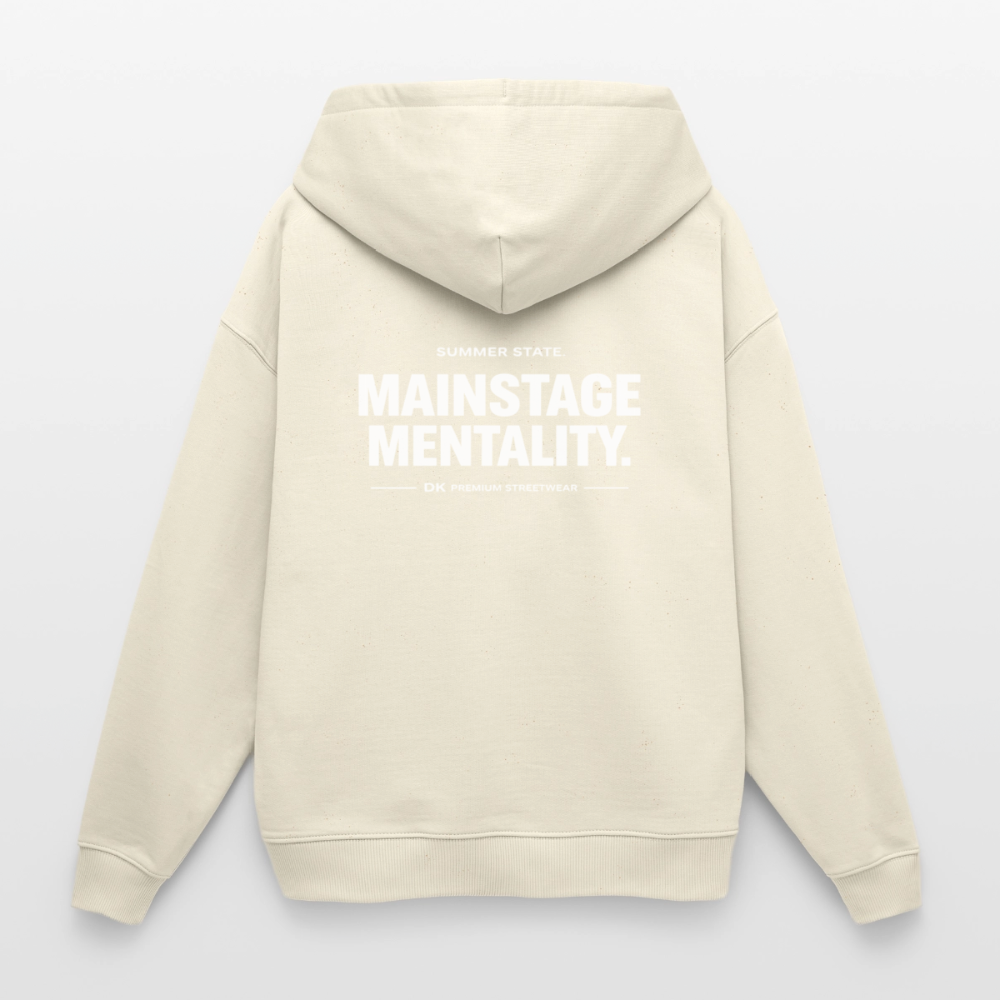 Oversized Unisex Hoodie - Mainstage Mentality - Natur