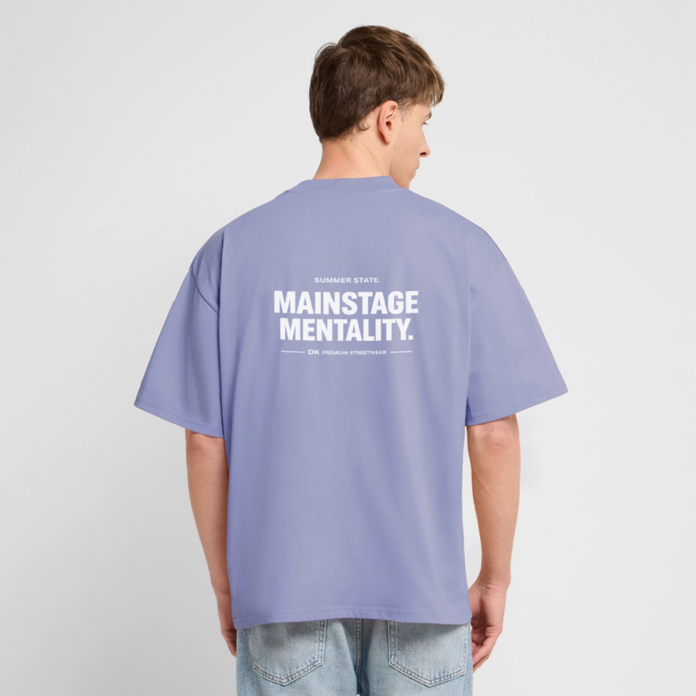 Oversized Unisex T-shirt - Mainstage Mantality - Violett