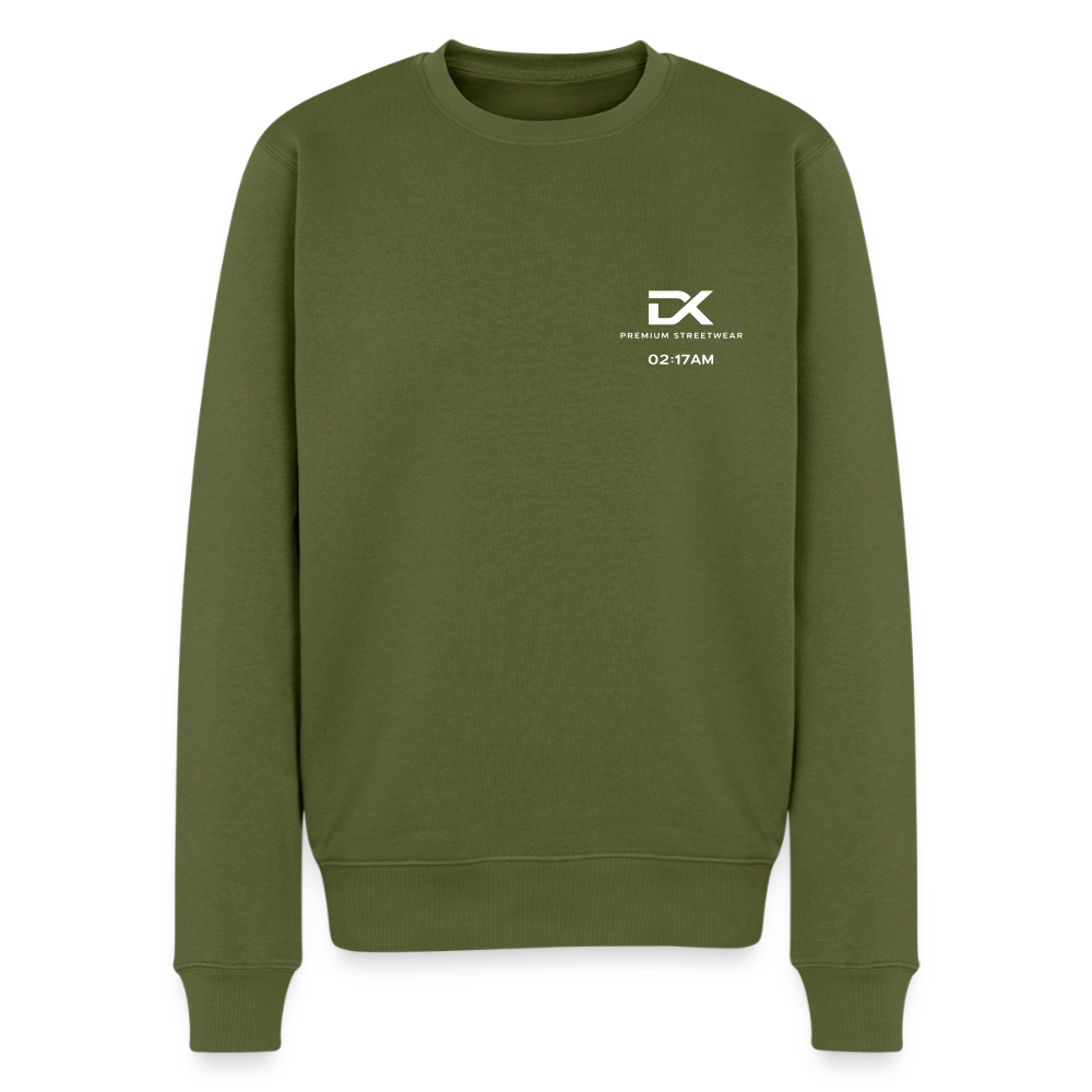 Männer Premium Pullover - Lost in the Lights - Khaki