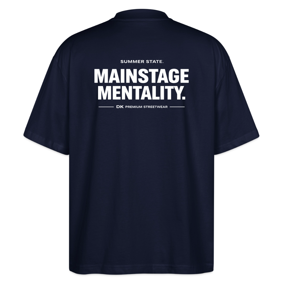 Oversized Unisex T-shirt - Mainstage Mantality - Navy