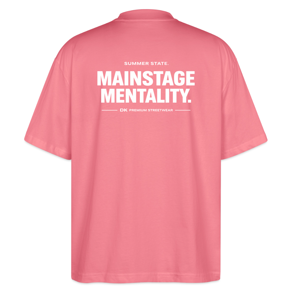 Oversized Unisex T-shirt - Mainstage Mantality - Pink 