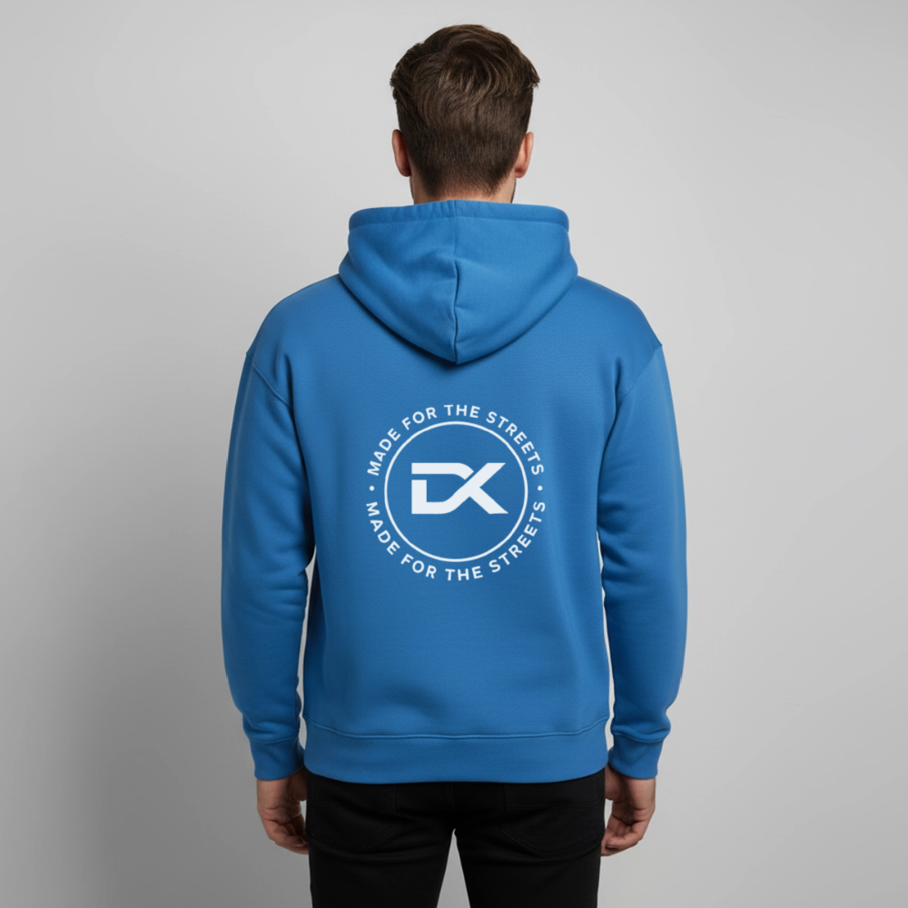 Oversized Unisex Hoodie - Made for the streets - Achtsames Blau