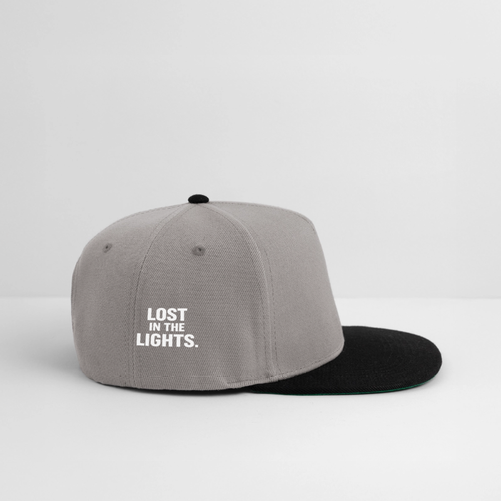 Snapback Cap - Lost in the Lights - Graphit/Schwarz