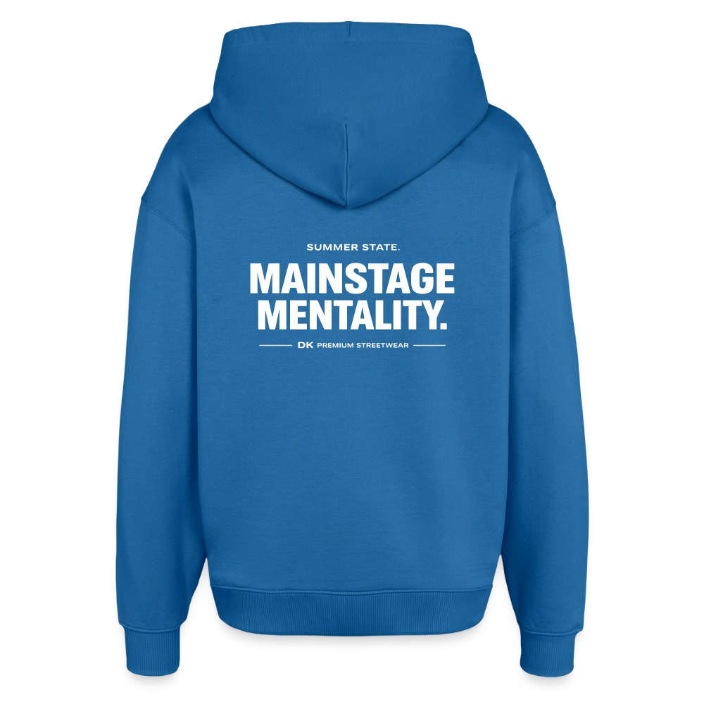 Oversized Unisex Hoodie - Mainstage Mentality - Achtsames Blau