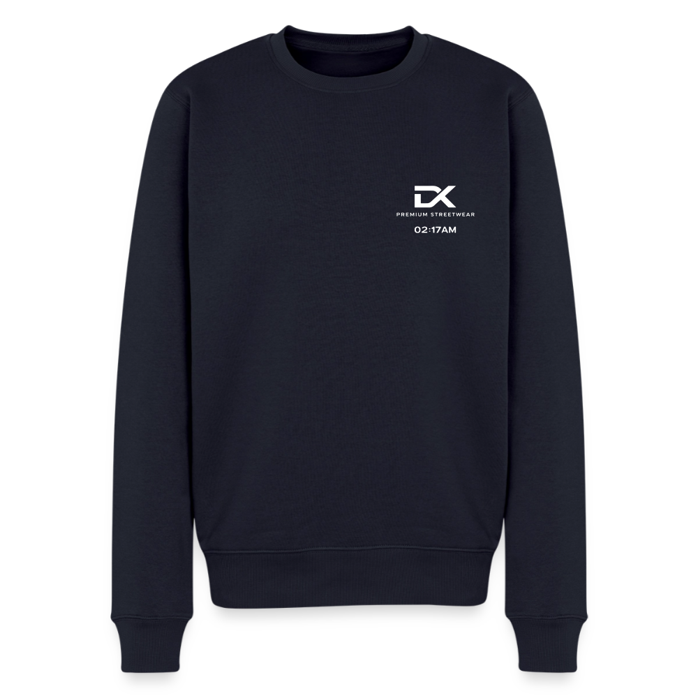 Männer Premium Pullover - Lost in the Lights - Navy