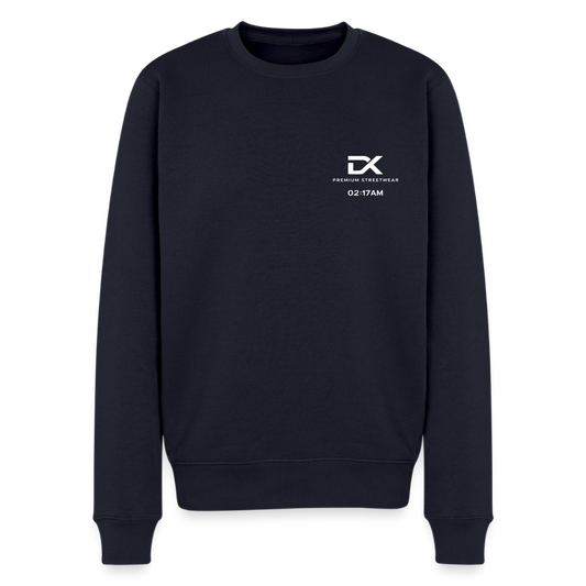 Männer Premium Pullover - Lost in the Lights - Navy