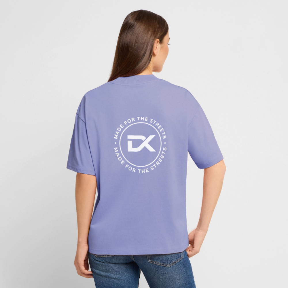 Oversized Unisex T-shirt - Made for the streets - Violett