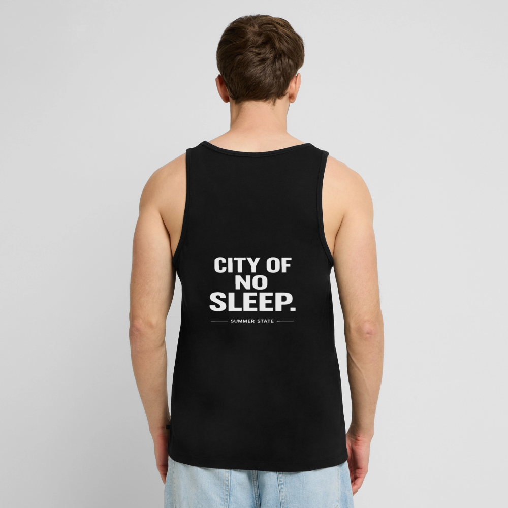 Männer Premium Tank Top - Schwarz