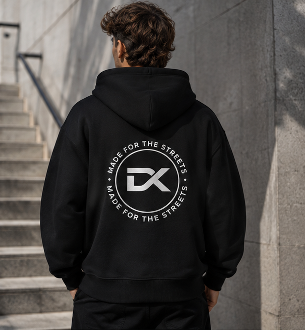 Oversized Unisex Hoodie - Made for the streets - Lifestyle-Foto
