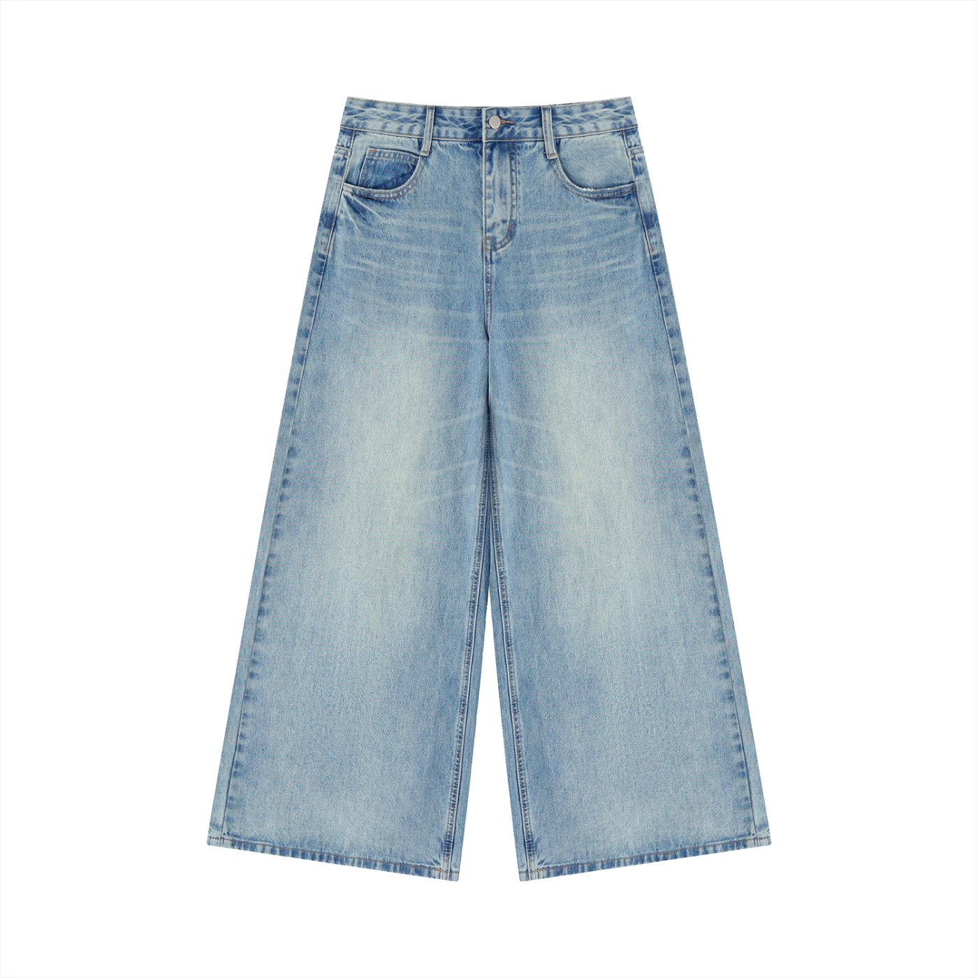 Damen Wide Leg Jeans – Vintage Wash | DK Premium