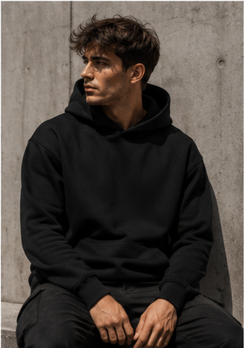 Oversized Unisex Hoodie - Mainstage Mentality - Lifestyle-Foto