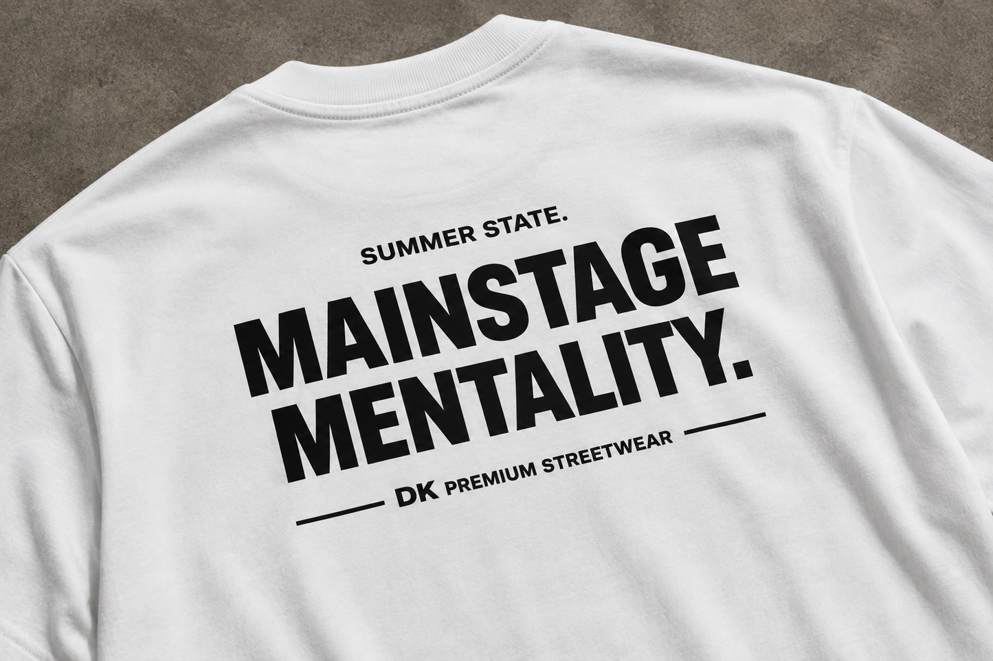 Oversized Unisex T-Shirt - Mainstage Mentality - Lifestyle-Foto